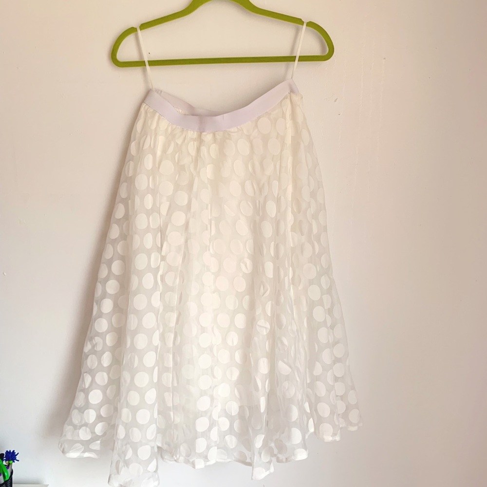Tulle a-line skirt